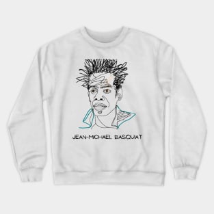 Jean Michael Basquiat Shirt Design Crewneck Sweatshirt